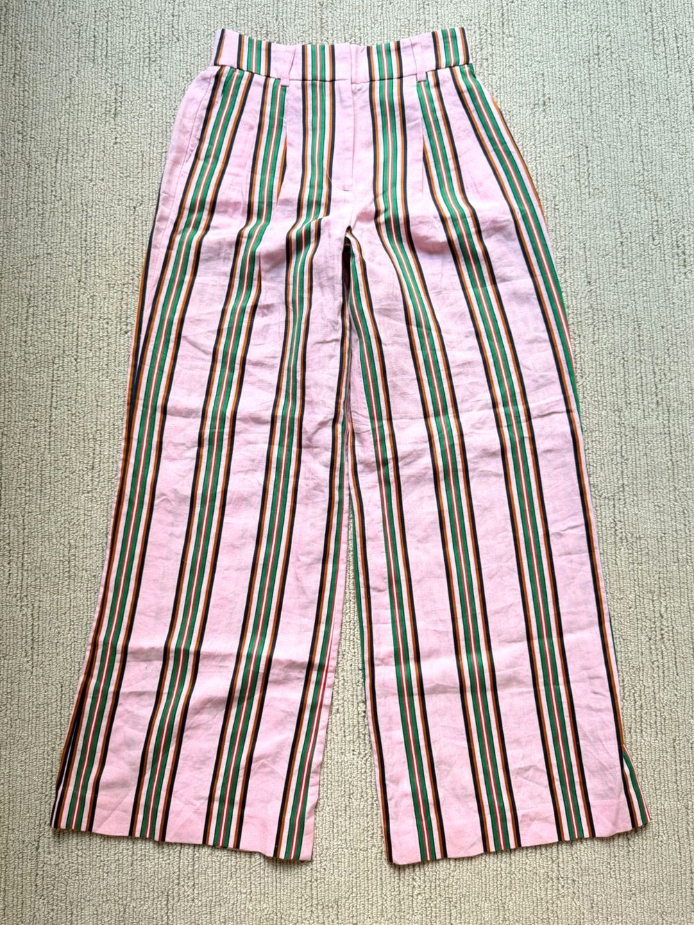 BODEN Darling Candy-Stripe Wide Leg Kennsington Trouser Pants Sz 4 NWT $220!! - Picture 5 of 8